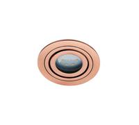 Luminosa Lighting Luminosa Cali Round Tiltable Recessed Downlight Brushed Copper Ip44