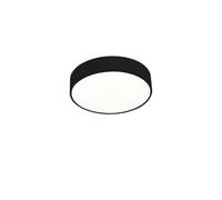 Luminosa Lighting Luminosa Caprice Led Round Flush Ceiling Light Black 33Cm 2720Lm 3000K