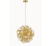 Luminosa Lighting Luminosa Cassidy Ceiling Pendant Spherical Interwinding Aluminium 6 Light G9 Gold