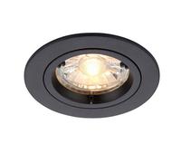 Luminosa Lighting Luminosa Cast Recessed Downlight Round Matt Black 70mm Cut-Out Dimmable