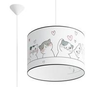 Luminosa Lighting Luminosa Cat Cylindrical Pendant Ceiling Light 40Cm