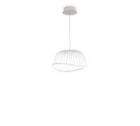Luminosa Lighting Luminosa Celeste Caged Ceiling Pendant 41Cm Round, 20W Led, 3000K, 1400Lm, White