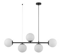 TK Lighting Celeste Globe Bar Pendant Ceiling -Light -Black -White 5xE27 6219