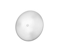Luminosa Lighting Luminosa Centro Designer Glass Simple Flush Ceiling Light Polished Chrome, 3X E27