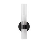 Luminosa Lighting Luminosa Century Wall Lamp Matt Black, Clear, Frost Led G9 2X5W