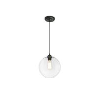 Luminosa Lighting Luminosa Clara 1 Light Ceiling Pendant Antique Brass With Globe Shade, E27