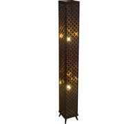 Luminosa Lighting Luminosa Clarke Floor Lamp, Matt Nickel, 2X E27