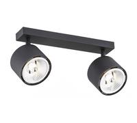 Luminosa Lighting Luminosa Clevland Twin Ceiling Spotlight Black Structure