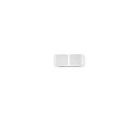Ideal Lux Clip Mini Flush 2 Light Wall Fitting in White Finish