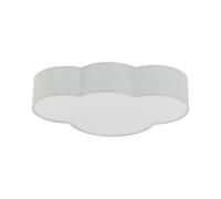 Luminosa Lighting Luminosa Cloud Semi Flush Ceiling Light Grey 4Xe27