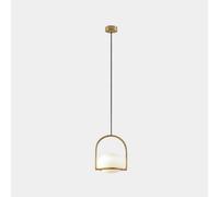 LEDS-C4 Coco Single hanging light, gold/white