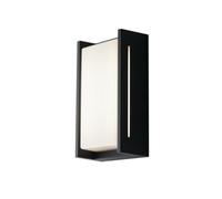 Luminosa Lighting Luminosa Compact Outdoor Led Aluminum Flush Wall Lamp, Anthracite, Ip54, 4000K