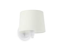 Luminosa Lighting Luminosa Conga Wall Light With Shade White, E27