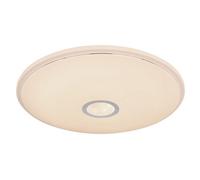 Luminosa Lighting Luminosa Connor 50Cm Flush Ceiling Light White 1X Rgb Led Dimmable 2700-6500K Remote Control Timer Tuya Smart