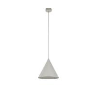 TK Lighting Cono pendant light, 1-bulb, Ø 25 cm, beige