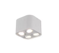 Luminosa Lighting Luminosa Cookie Modern 4 Light Surface Mounted Downlight White Matt - Uk Stock