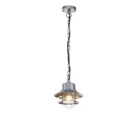 Elstead Copenhagen Pendant Porch Lantern - Silver