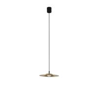 Luminosa Lighting Luminosa Cosmos Led 1 Light Dome Ceiling Pendant Brass