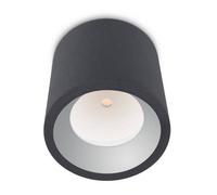 Luminosa Lighting Luminosa Cosmos Led 1 Light Outdoor Surface Mounted Ceiling Light Urban Grey Ip65