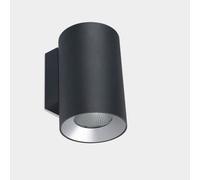 LEDS C4 Cosmos Wall Fixture ÃÂ168 One Emission Outdoor LED Down Light Large Urban Grey IP55 IK07 4000K