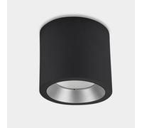 Luminosa Lighting Luminosa Cosmos Outdoor Led Surface Mounted Downlight Large Black Ip65 23W 4000K