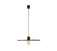 Costas Matt Black Rattan Pendant Lamp Ø600 Netlighting Black One Size