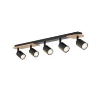 TK Lighting Downlight Cover Wood, 5-bulb