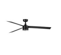 Luminosa Lighting Luminosa Cruiser 132Cm Tek Led Ceiling Fan Matt Black 2700K
