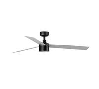 Luminosa Lighting Luminosa Cruiser 132Cm Tek Led Ceiling Fan Matt Black, Aluminium Blades 2700K