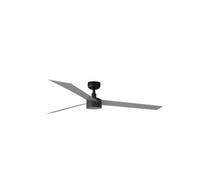 Luminosa Lighting Luminosa Cruiser 160Cm Smart Led Ceiling Fan Matt Black, Aluminium Blades Cct