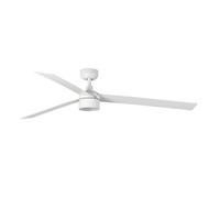 Luminosa Lighting Luminosa Cruiser 160Cm Tek Led Ceiling Fan Matt White 3000K