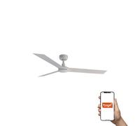 Luminosa Lighting Luminosa Cruiser Large 3 Blade Ceiling Fan Matt White Tuya Smart System