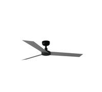 Luminosa Lighting Luminosa Cruiser Large Black Dc Ceiling Fan 6 Speed, Aluminium Blade