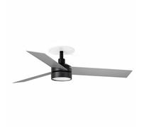 Luminosa Lighting Luminosa Cruiser Recessed 106Cm Ceiling Fan Matt Black, Aluminium Blades Cct