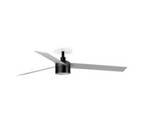 Luminosa Lighting Luminosa Cruiser Recessed 132Cm Tek Led Ceiling Fan Matt Black, Aluminium Blades 4000K
