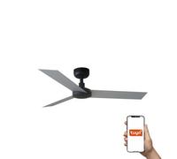 Luminosa Lighting Luminosa Cruiser Small 3 Blade Ceiling Fan Matt Black, Aluminium Tuya Smart System