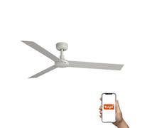 Luminosa Lighting Luminosa Cruiser Xl 3 Blade Ceiling Fan Matt White Tuya Smart System