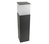 Luminosa Lighting Luminosa Cubik E27 1 Light Large Outdoor Bollard Light Urban Grey Ip54