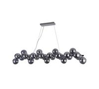 Luminosa Lighting Luminosa Dallas Ceiling Pendant Lamp Chrome, 25 Light, G9