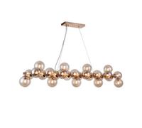 Luminosa Lighting Luminosa Dallas Ceiling Pendant Lamp Gold, 25 Light, G9
