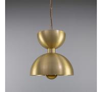 Luminosa Lighting Luminosa Dallas Dome Pendant, Satin Brass