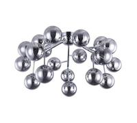 Maytoni Dallas ceiling, 20 glass globes, chrome