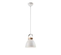 Lamkur Bergen pendant light, one-bulb, white