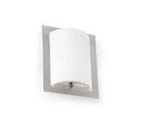Luminosa Lighting Luminosa Diula 1 Light Indoor Glass Wall Light Matt Nickel, E27