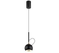 Luminosa Lighting Luminosa Donovan Slim Pendant Ceiling Light Matt Black Led 3000K