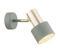 Luminosa Lighting Luminosa Doria Single Spotlight Siege Structure, Brass Elements