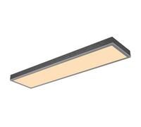 Luminosa Lighting Luminosa Doro 80X20Cm Flush Ceiling Light Silver Colored Led 3000K