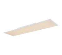 Luminosa Lighting Luminosa Doro Flush Ceiling Light White Matt 1X Rgb Led Dimmable 3000-6500K Remote Control