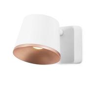 Luminosa Lighting Luminosa Drone Integrated Led Indoor Dome Wall / Ceiling Light White, Copper