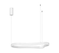 Luminosa Lighting Luminosa Dussa 90Cm Integrated Led Pendant Ceiling Light Sandy White Triac Dimmable Led 52W 3045Lm 3000K